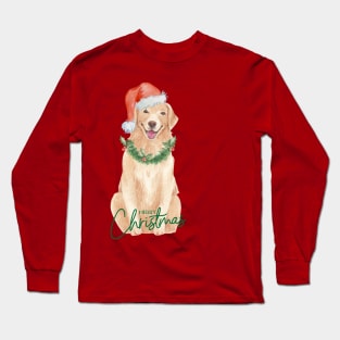 Christmas Golden Retriever Long Sleeve T-Shirt